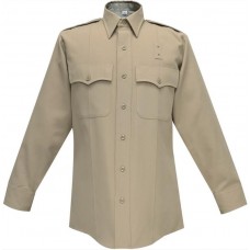 Flying Cross® 55/45 Polyester/Wool CHP Long Sleeve Shirt (Plain Pockets)